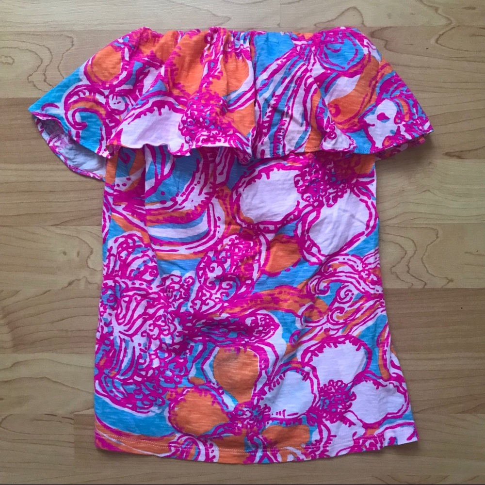 Lilly Pulitzer “Feeling Tanked” Strapless Top